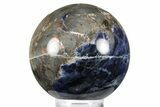Deep Blue, Polished Sodalite Sphere #241711-1